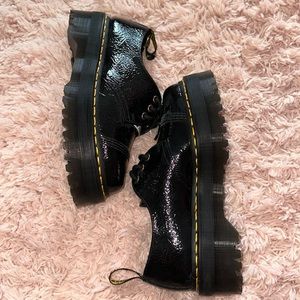 Dr. Martens Black Platform Shoes